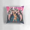 Retro Masters of the Universe inspired pillow with characters like He-Man, She-Ra, and Battlecat