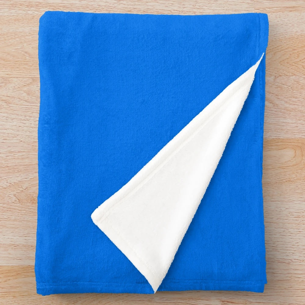 Mega Man pixel art design plush blanket