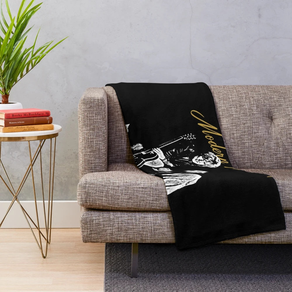 Plush blanket featuring the iconic 80s band Modern Talking