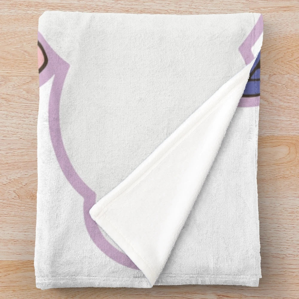 Colorful vintage-inspired my little pony plush blanket