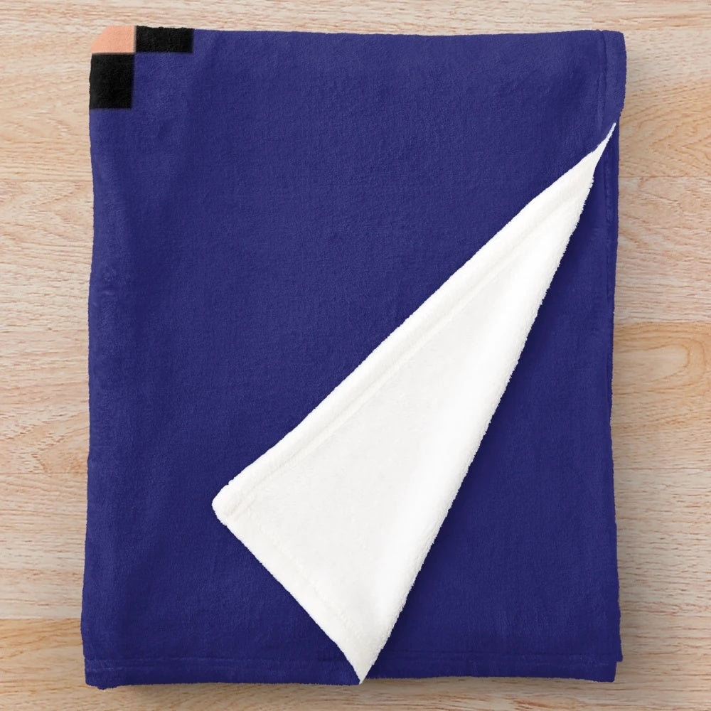 Retro Ness sprite plush blanket featuring pixel art inspired by the classic RPG Earthbound