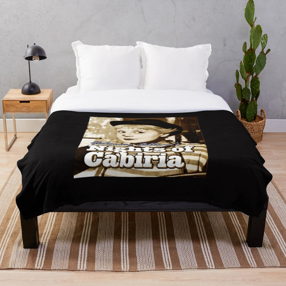 Retro Nights of Cabiria movie plush blanket