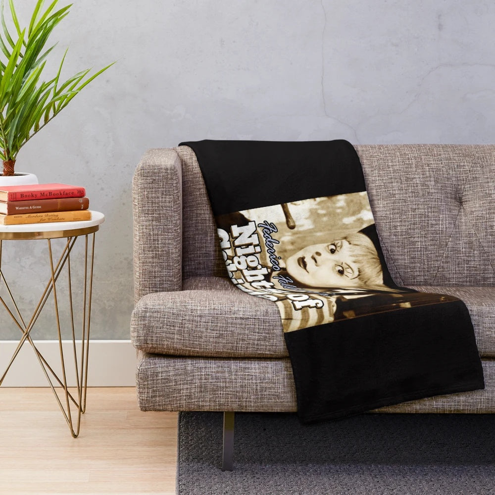 Retro Nights of Cabiria movie plush blanket
