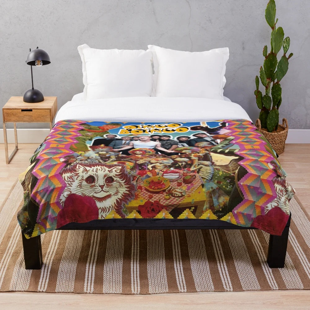 Oingo Boingo inspired plush blanket