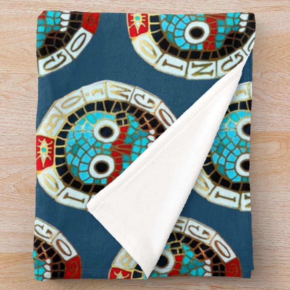 Oingo Boingo Plush Blanket - Cozy Retro Music Merchandise