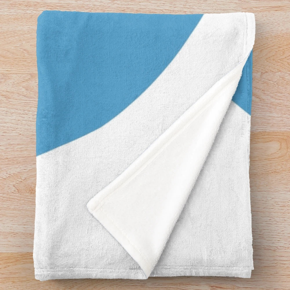Vintage-style plush blanket featuring a legendary phoenix bird design