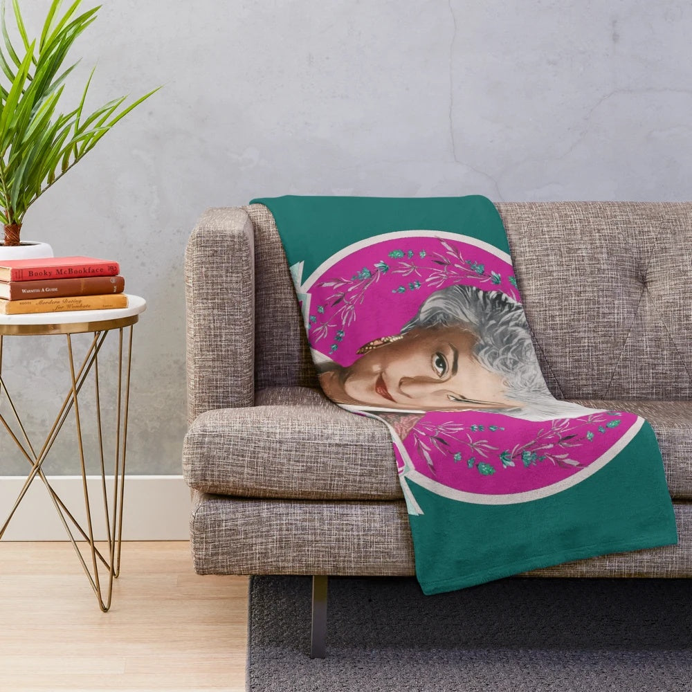 Dorothy Zbornak from The Golden Girls Pussycat Plush Blanket