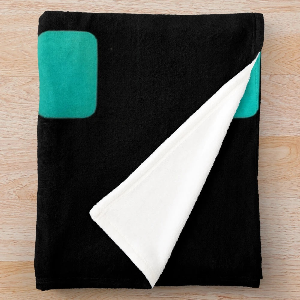 Cozy plush blanket featuring retro alternative rock design
