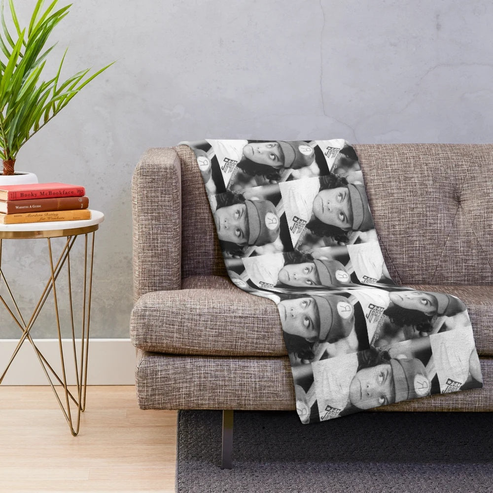 Marla Hooch plush blanket featuring the character from the classic 90s movie "A League of Their Own