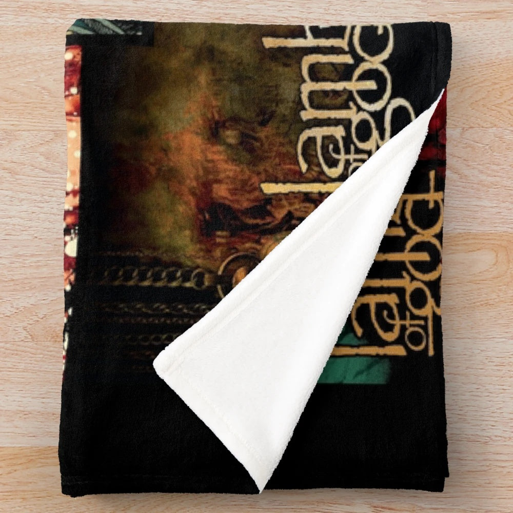 Plush blanket featuring vintage album artwork