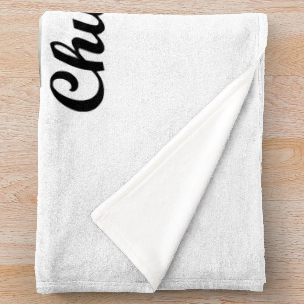 Retro plush blanket with Happy Gilmore golf comedy design
