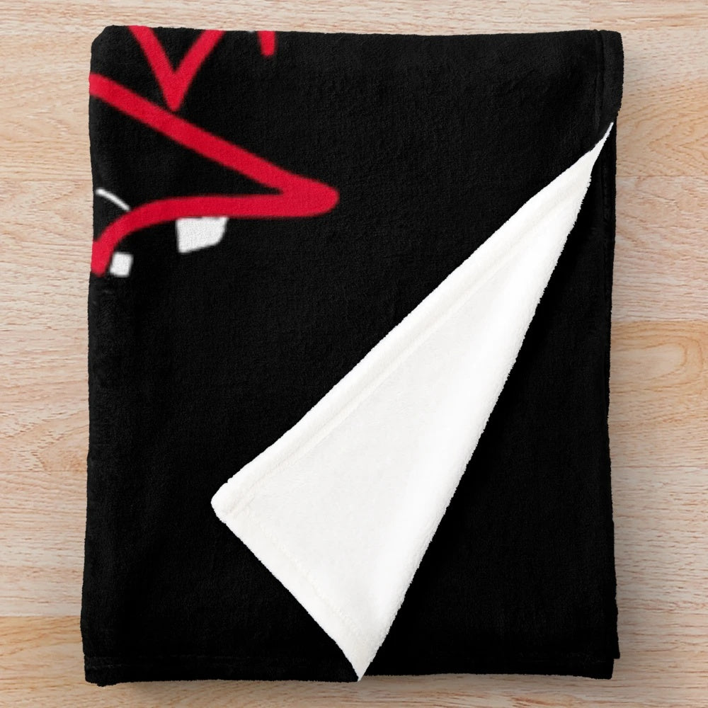Plush blanket with vintage-inspired Matchbox Twenty design