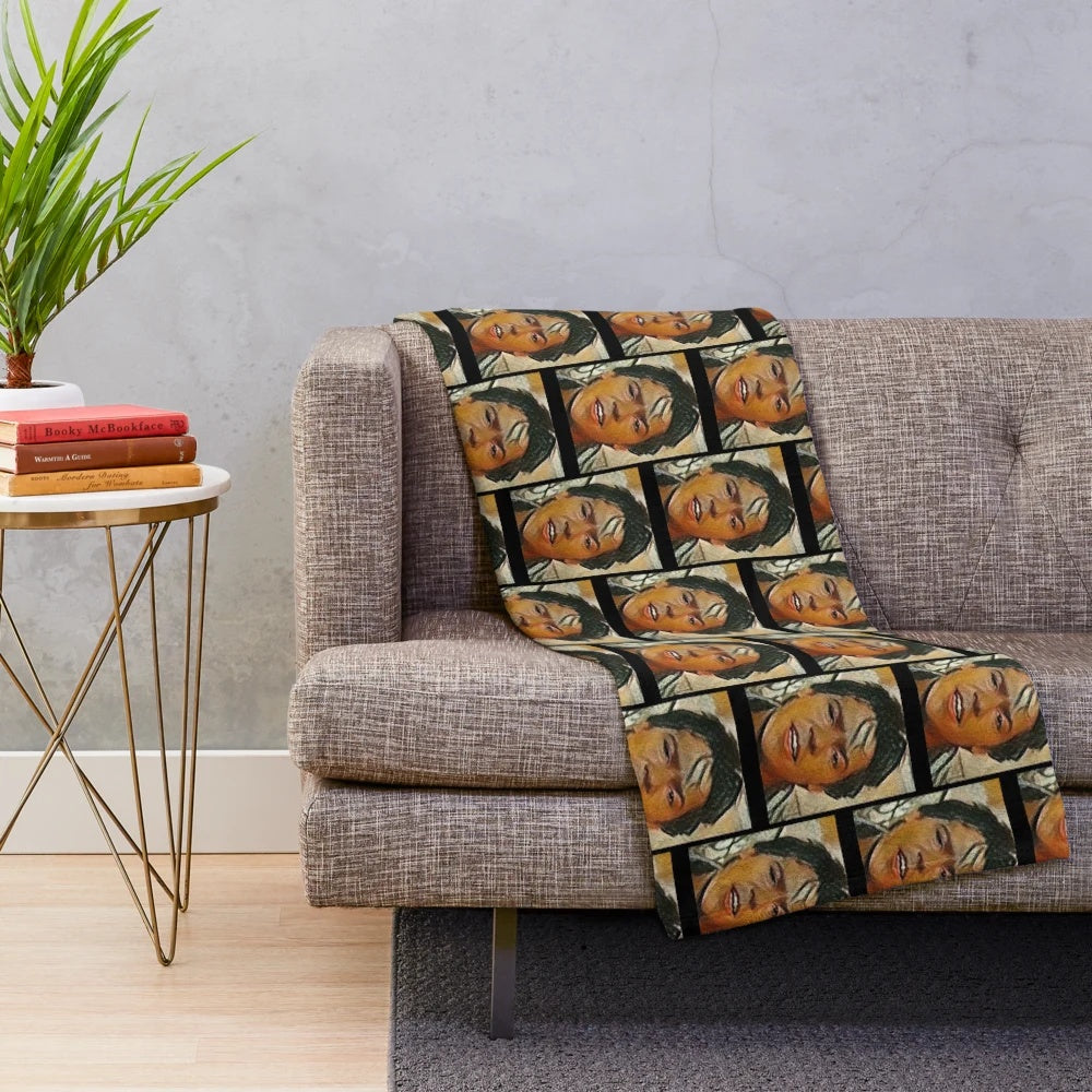 Cozy and soft plush blanket featuring the iconic 80s music style of Shakin' Stevens