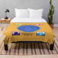 Talking Heads 'Speaking in Tongues' inspired plush blanket for home decor