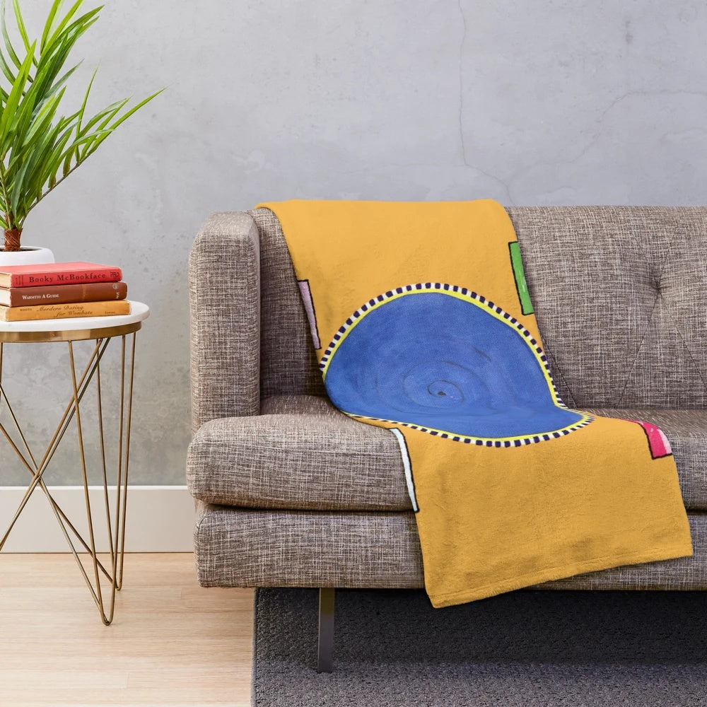 Talking Heads 'Speaking in Tongues' inspired plush blanket for home decor