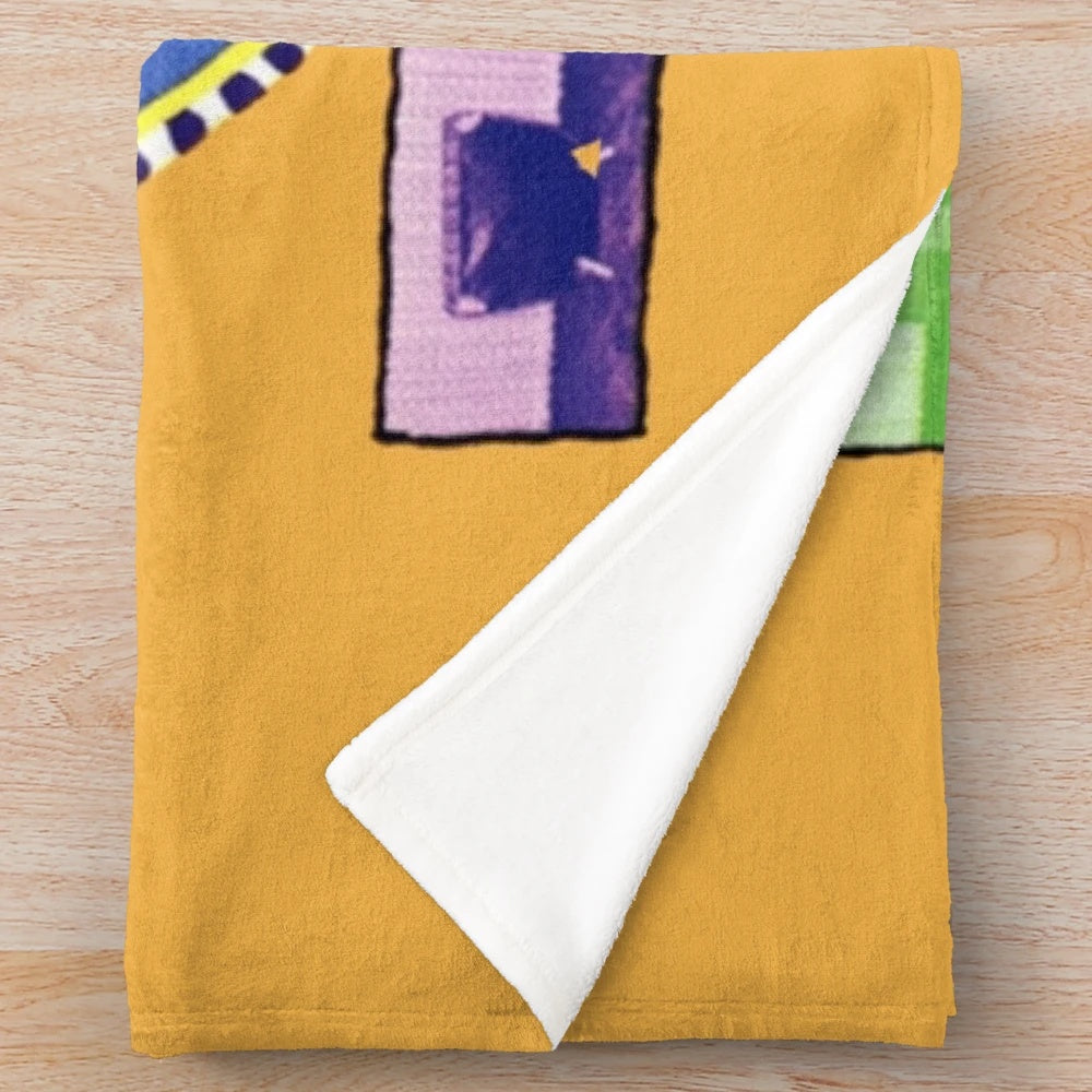 Talking Heads 'Speaking in Tongues' inspired plush blanket for home decor