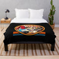 Plush blanket with The A-Team TV show design