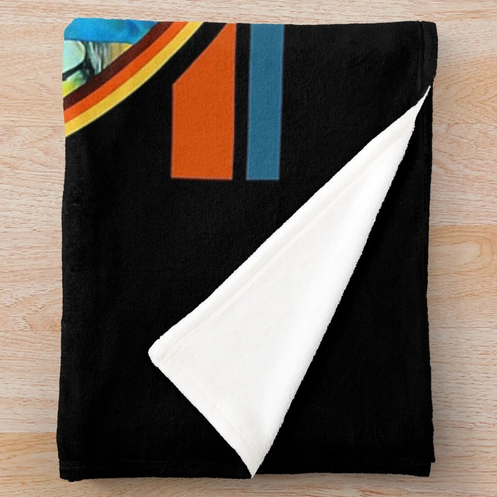Plush blanket with The A-Team TV show design