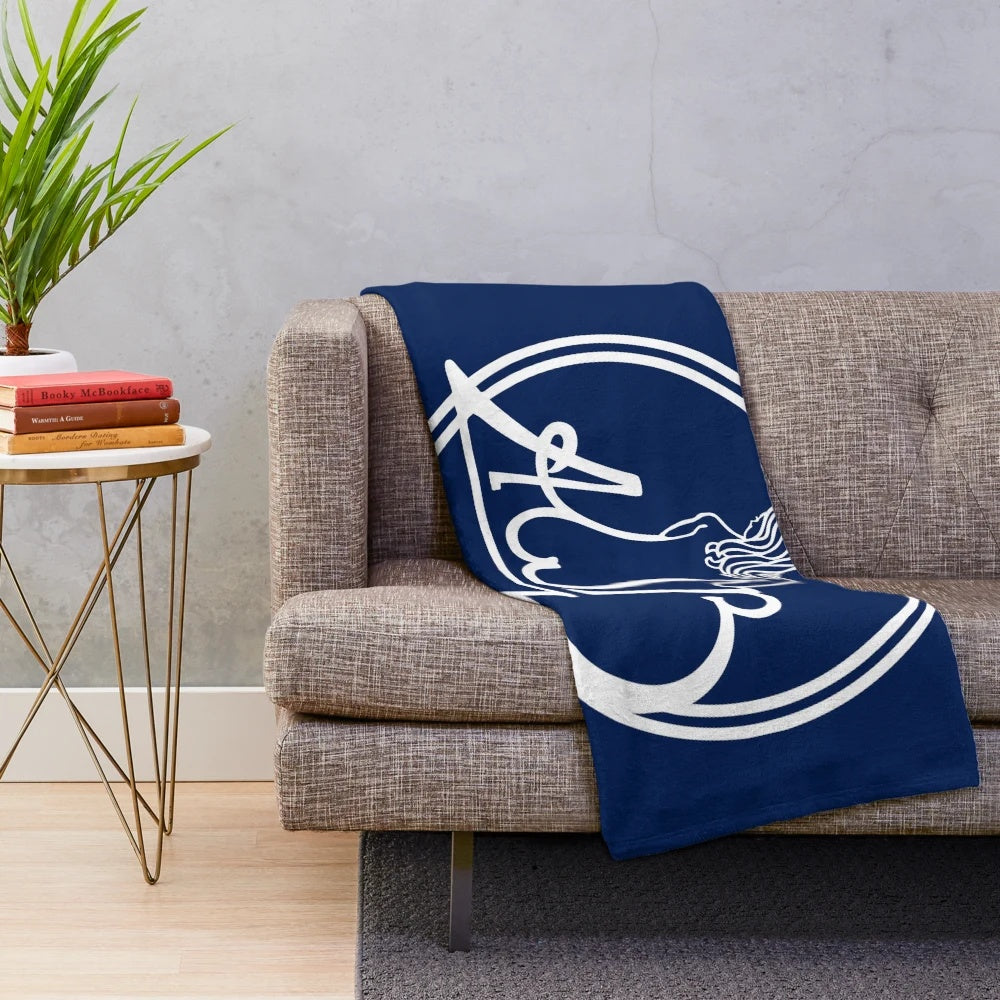 Plush blanket featuring the Average White Band logo and design