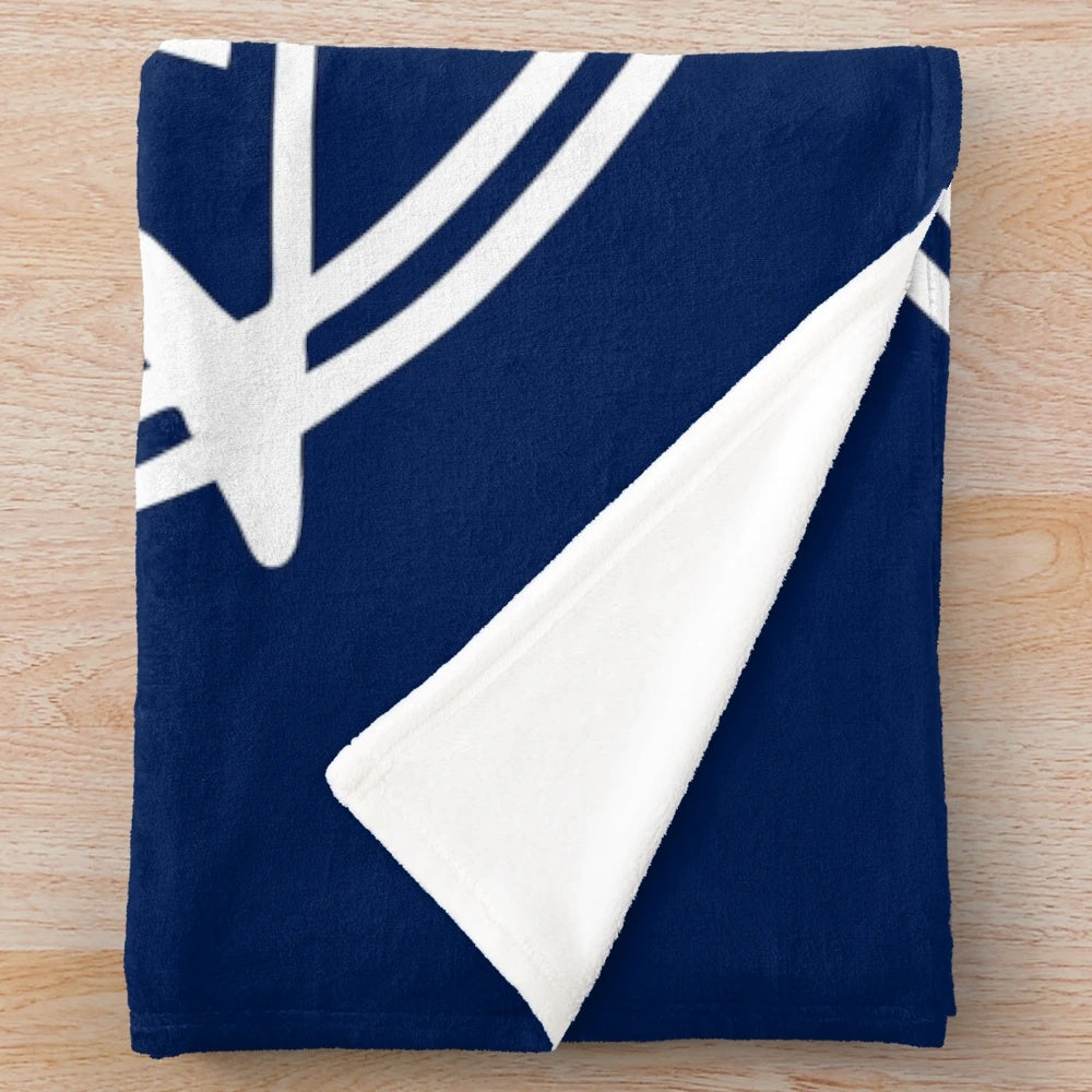 Plush blanket featuring the Average White Band logo and design