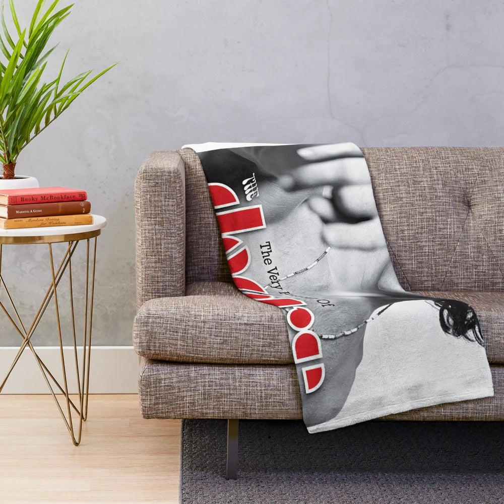 Plush blanket featuring the iconic imagery and style of The Doors and Jim Morrison
