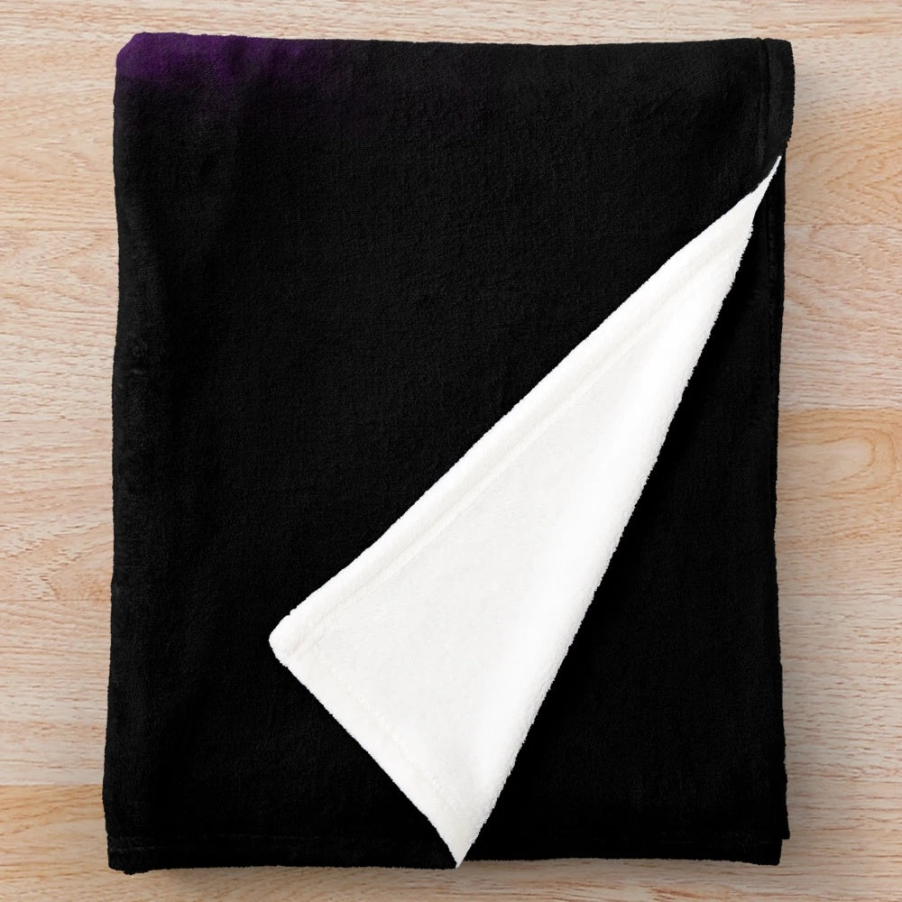 Plush blanket featuring Lily Munster from the classic TV show The Munsters