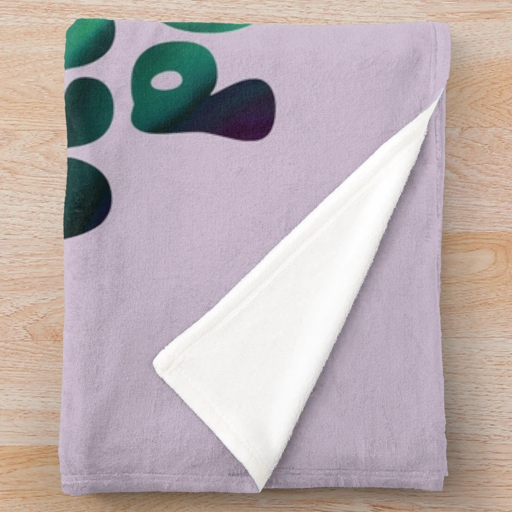 Retro plush blanket with text "Teachers Make All Occupations Possible