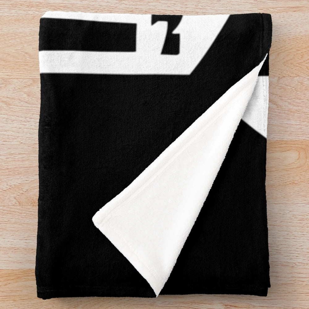 Retro plush blanket featuring classic 45 record design inspired by The Specials and 2 Tone music