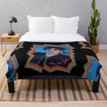 Mark Lee NCT inspired colorful retro oil painting design plush blanket