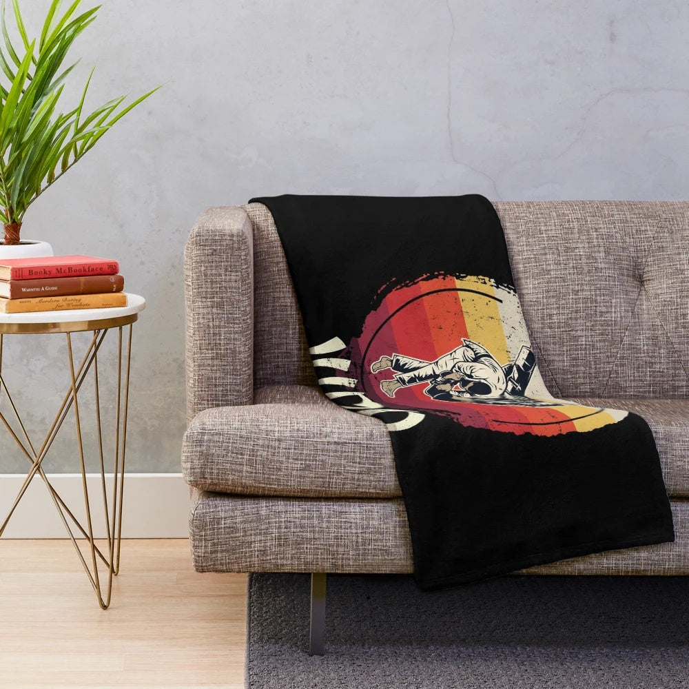 Retro plush judo blanket