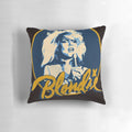 Vintage Punk Rock Girl Pillow featuring the iconic Blondie band members