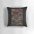Retro rock band poster pillow with indie pop, alternative, and punk album cover art design