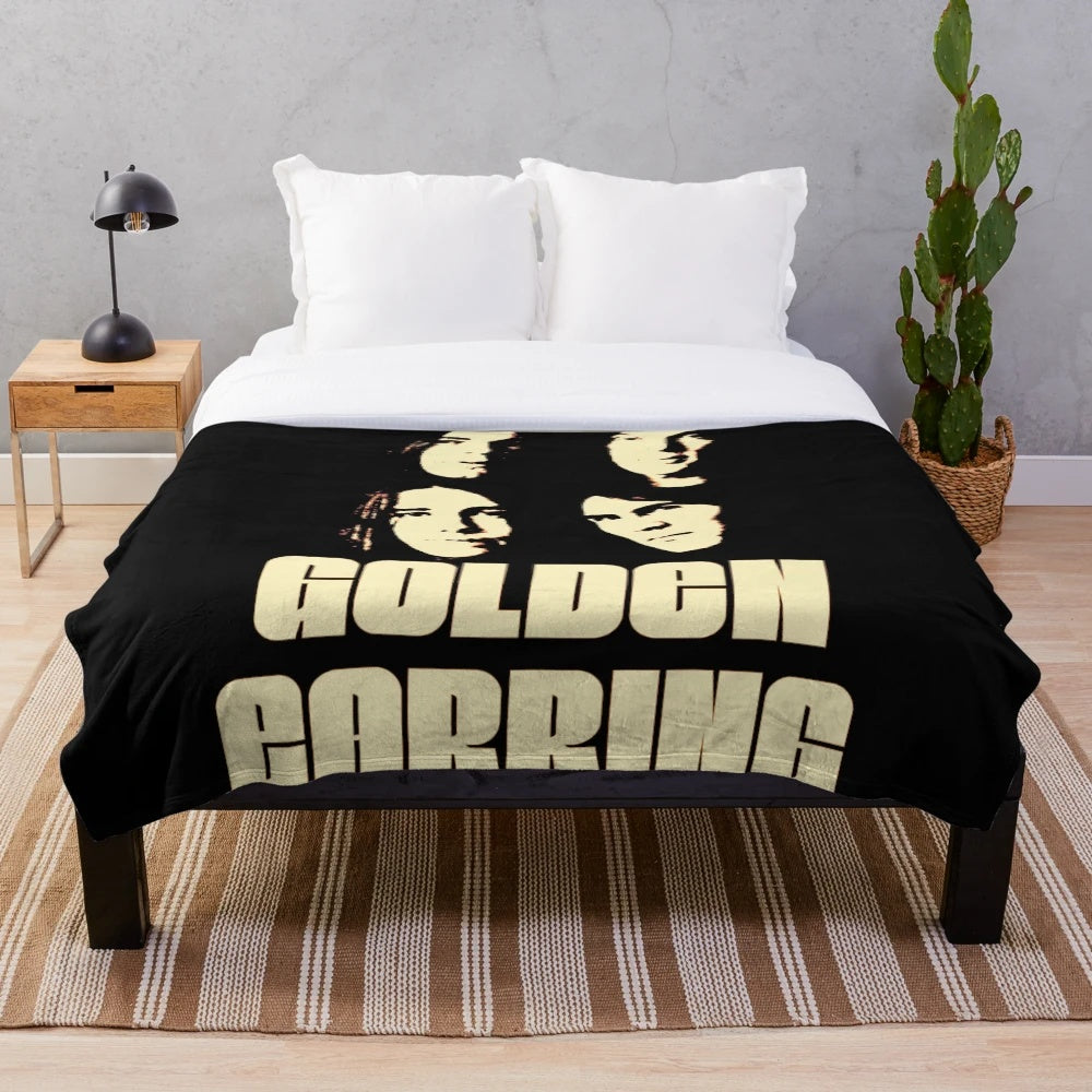 Golden Earring Plush Blanket with Iconic Radar Love Design