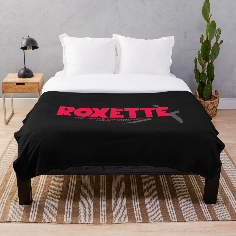 Roxette Pop Band 80s Inspired Plush Blanket
