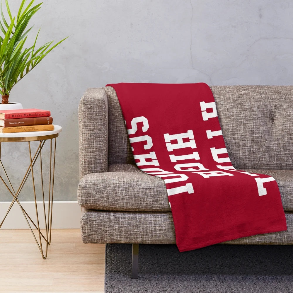 Rydell High School inspired retro plush blanket
