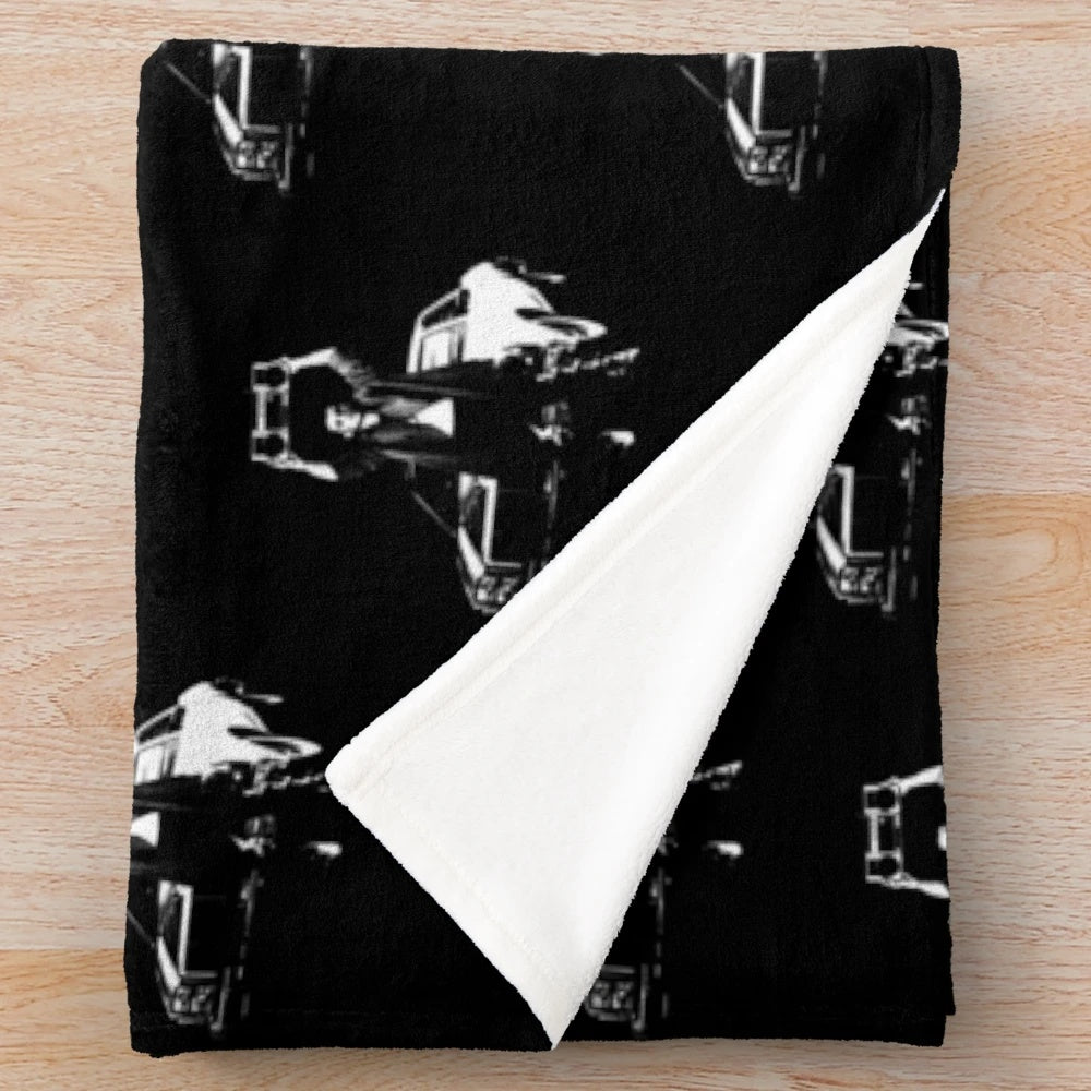 Soft and cozy plush blanket featuring the iconic Say Anything movie design
