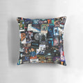 Sci-Fi Movie Poster Pillow featuring retro and vintage style space and science fiction artwork