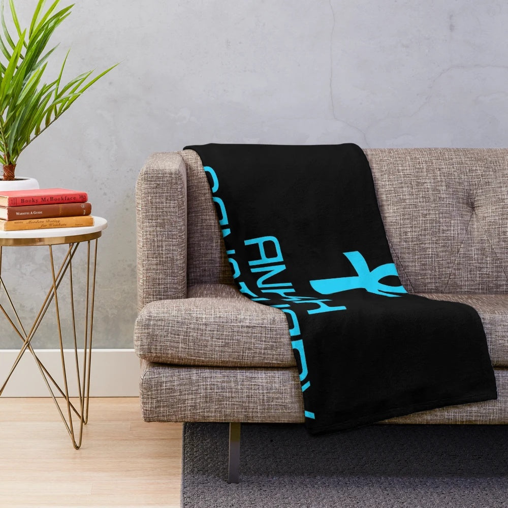 Retro sci-fi plush blanket with celestial design