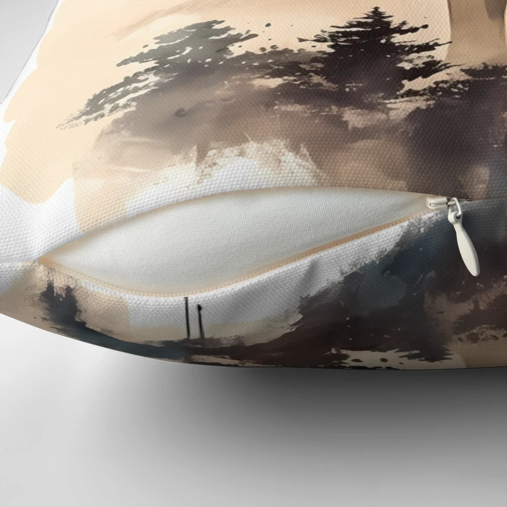 Vibrant retro painting of a Shiba Inu dog on a decorative pillow.