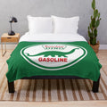 Sinclair Dino Gasoline inspired plush blanket