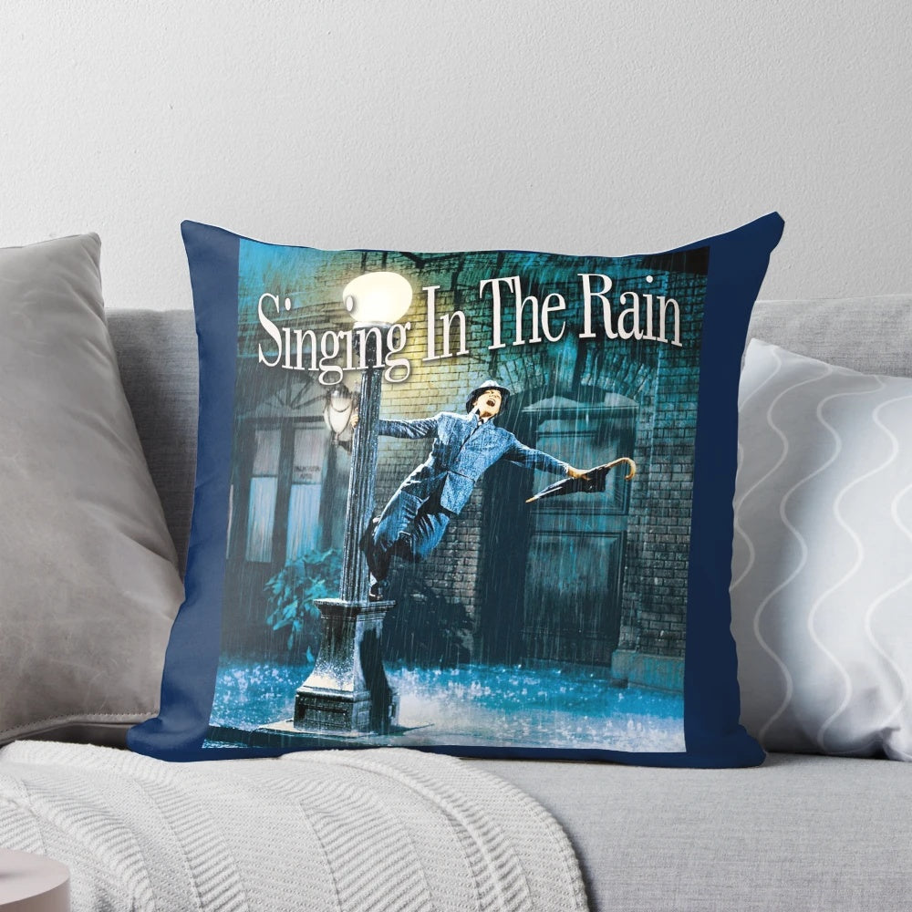 Singing in the Rain Pillow with Gene Kelly and Debbie Reynolds