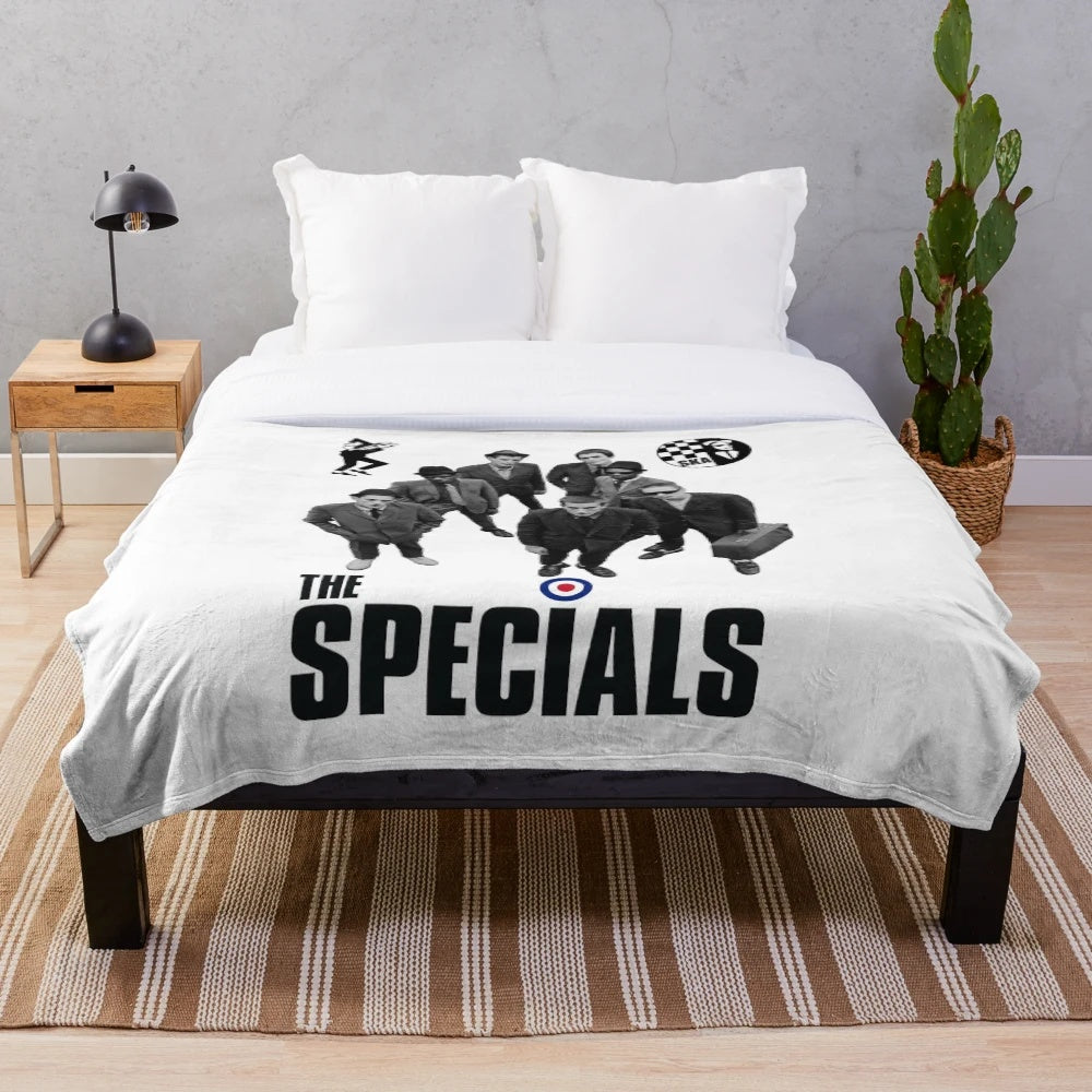 The Specials Inspired Plush Blanket