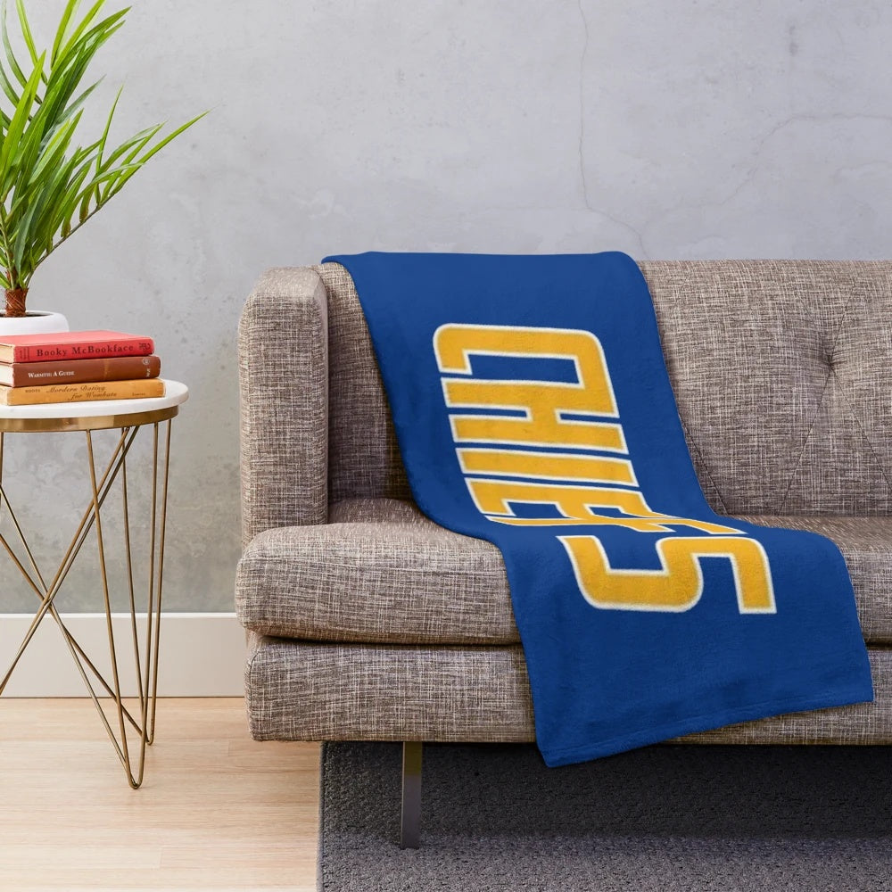 Slap Shot Hanson Brothers Charlestown Chiefs Retro Hockey Movie Plush Blanket