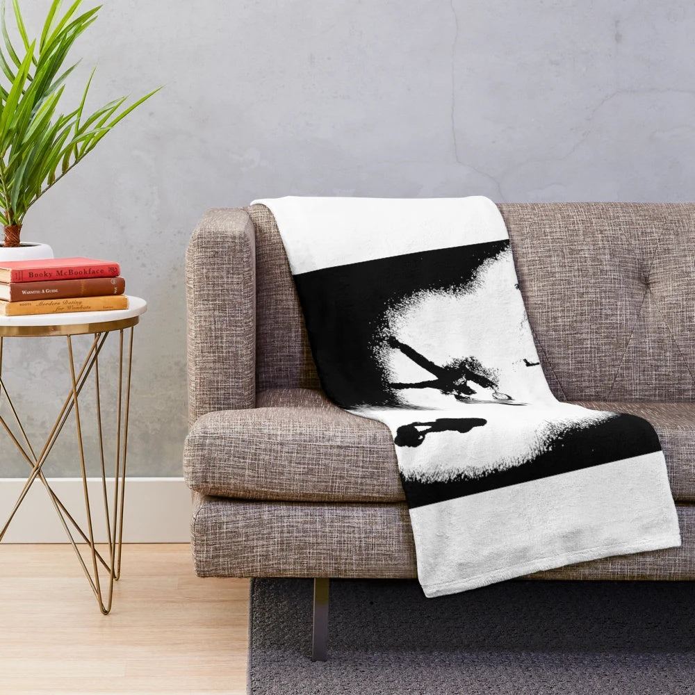 Soft, cozy plush blanket featuring the iconic Slint band logo and album artwork