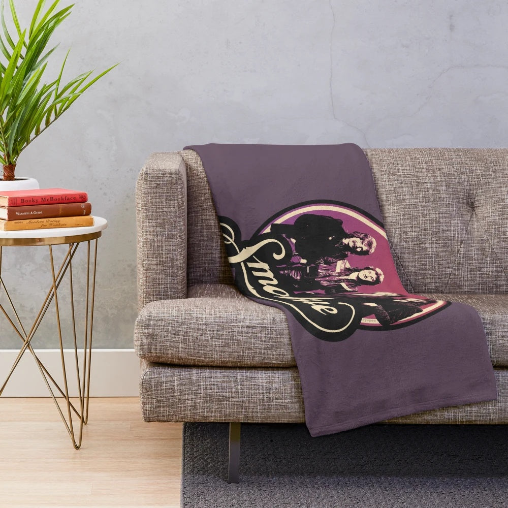 Smokie Band 70s Glam Rock Plush Blanket