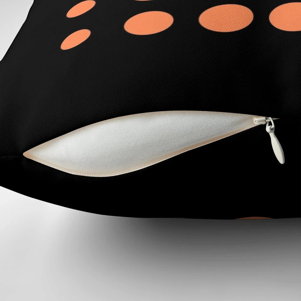 A colorful pillow featuring the iconic Sony Walkman logo, evoking nostalgia for vintage electronics.