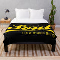 Retro-styled plush blanket with "Enjoy Soul" cola parody design, perfect for soul music fans