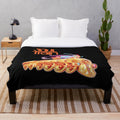 Plush blanket featuring the iconic Soul Train logo