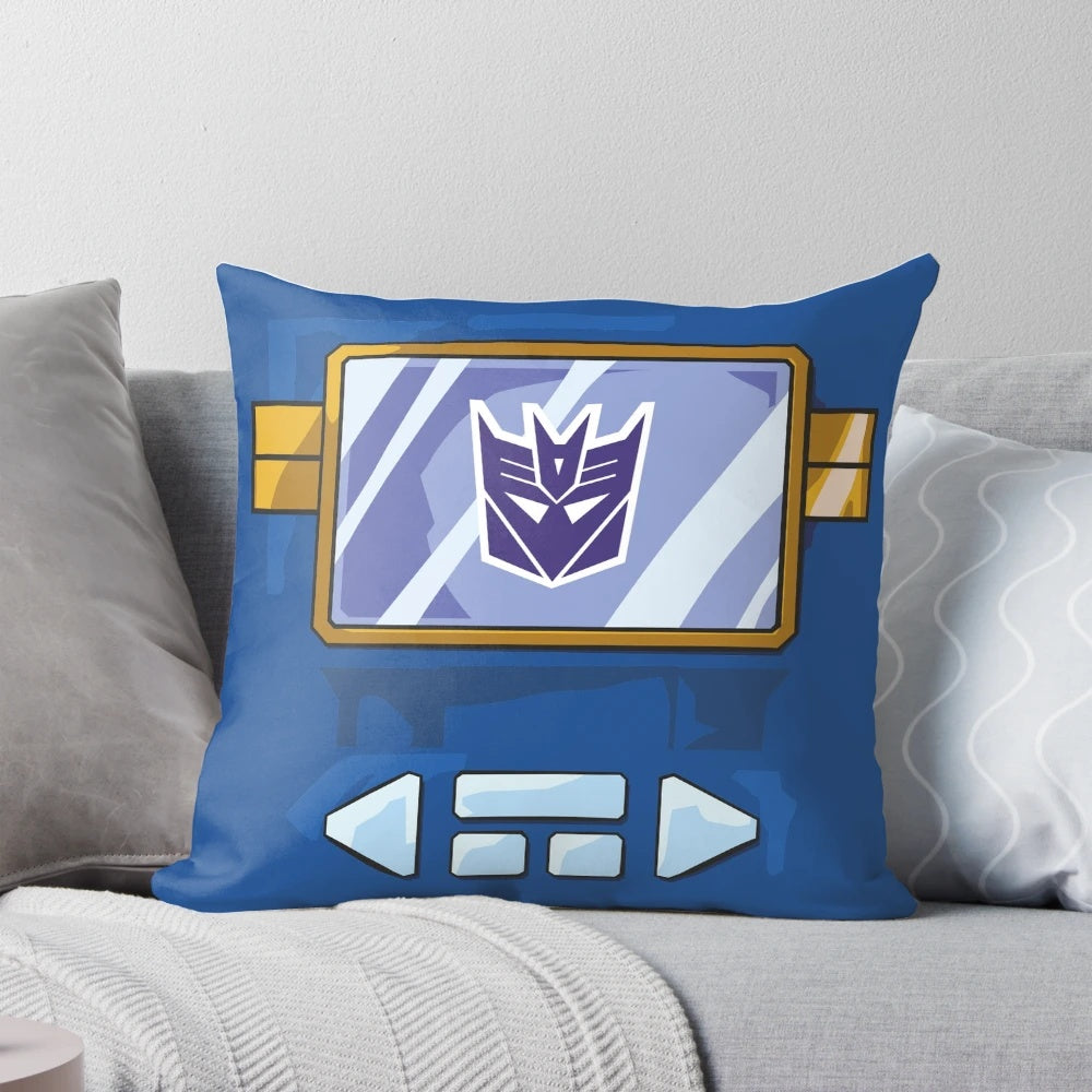 Soundwave Transformers Cartoon Inspired Chest Pillow