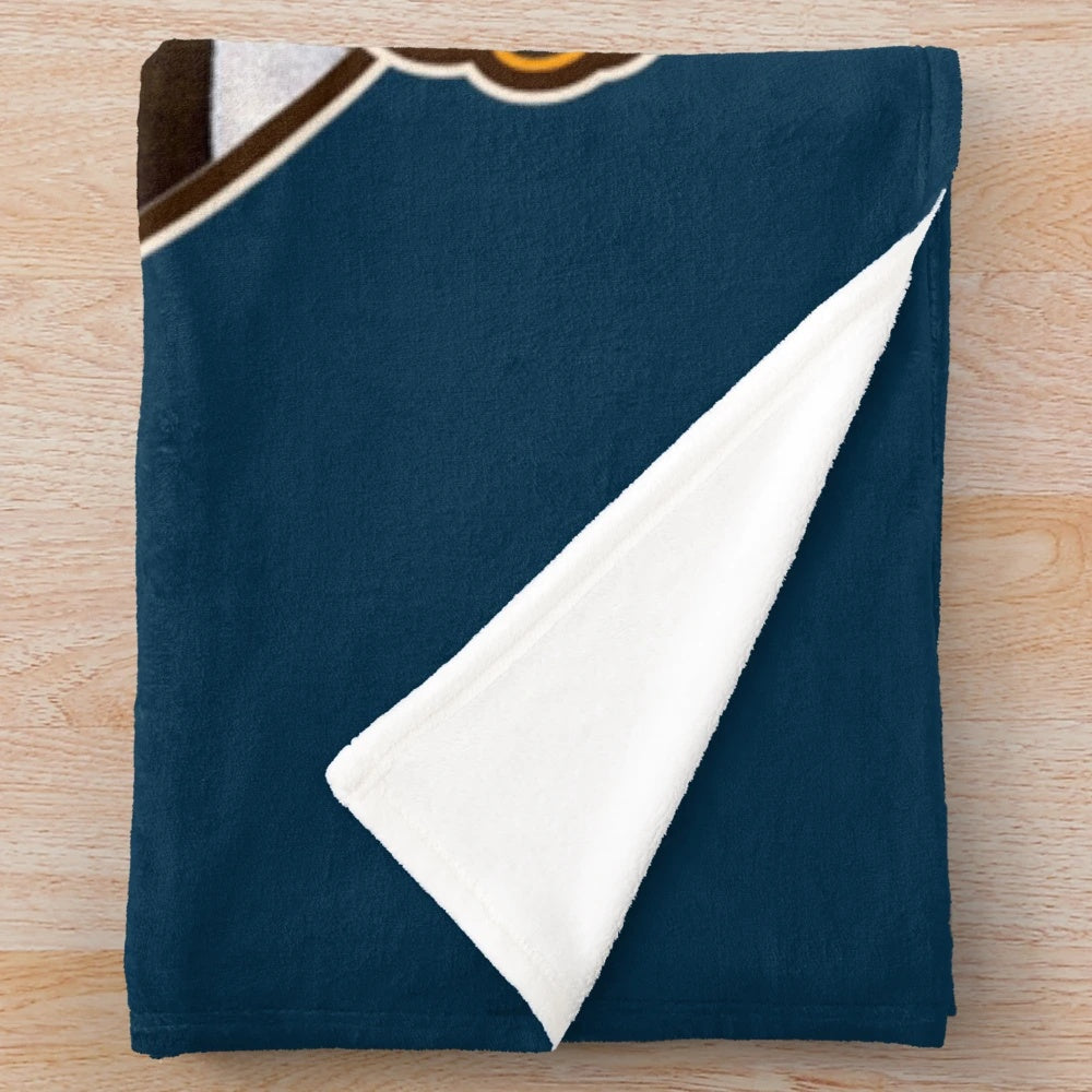 Sparks band retro style plush fleece blanket